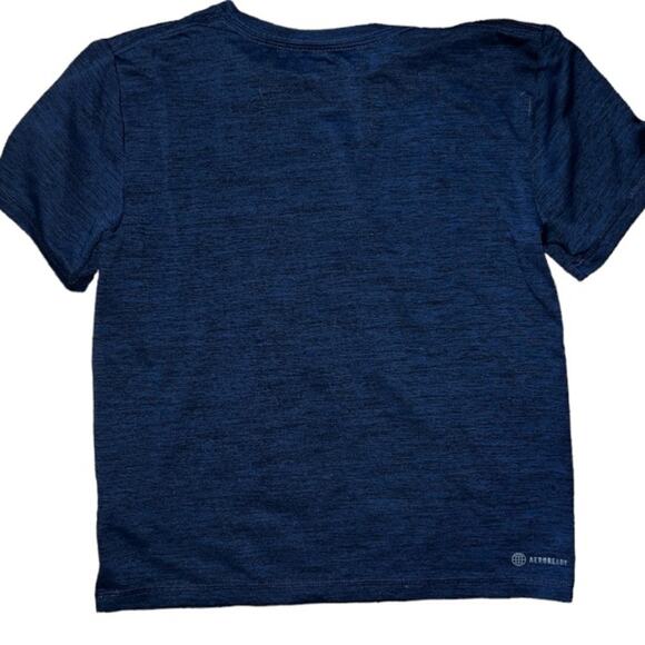 Adidas Navy Short-Sleeve Tee - Youth Small - Picture 2 of 3